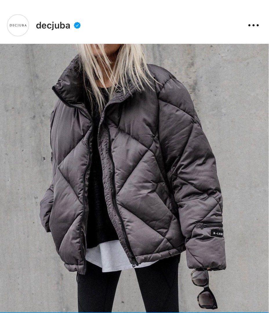 Decjuba D-LUXE Short Puffer Jacket / Puffy, Women's Fashion, Coats ...