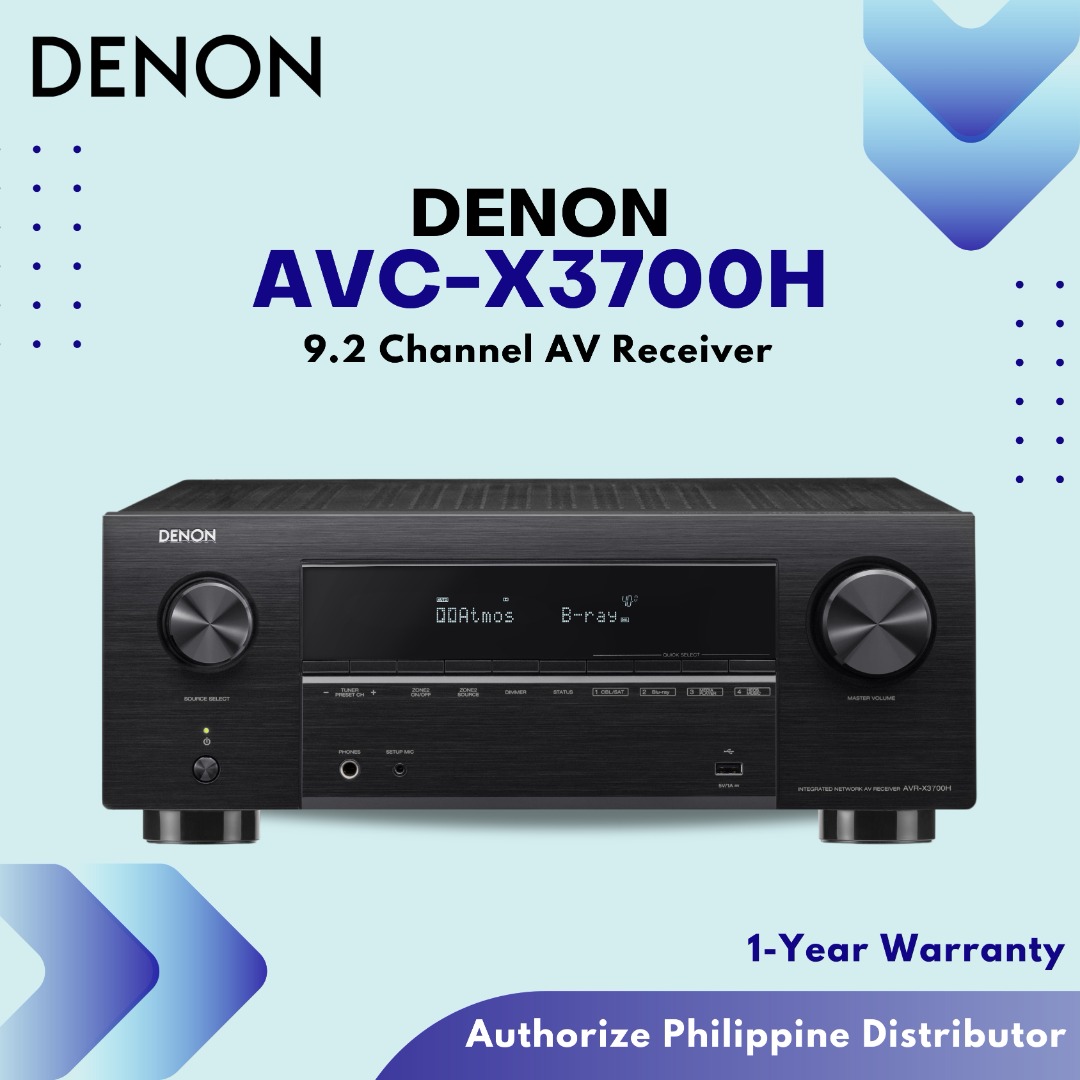 Denon home theater receivers AVR amplifiers, Audio, Soundbars, Speakers
