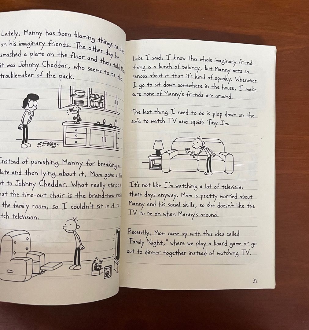 Diary of a Wimpy Kid #7 The Third Wheel on Carousell