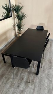 Dining Table Set with bench and 4 chairs