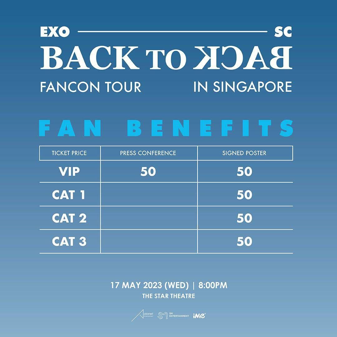 EXOSC in Singapore VIP Section C ticket, Tickets & Vouchers, Event