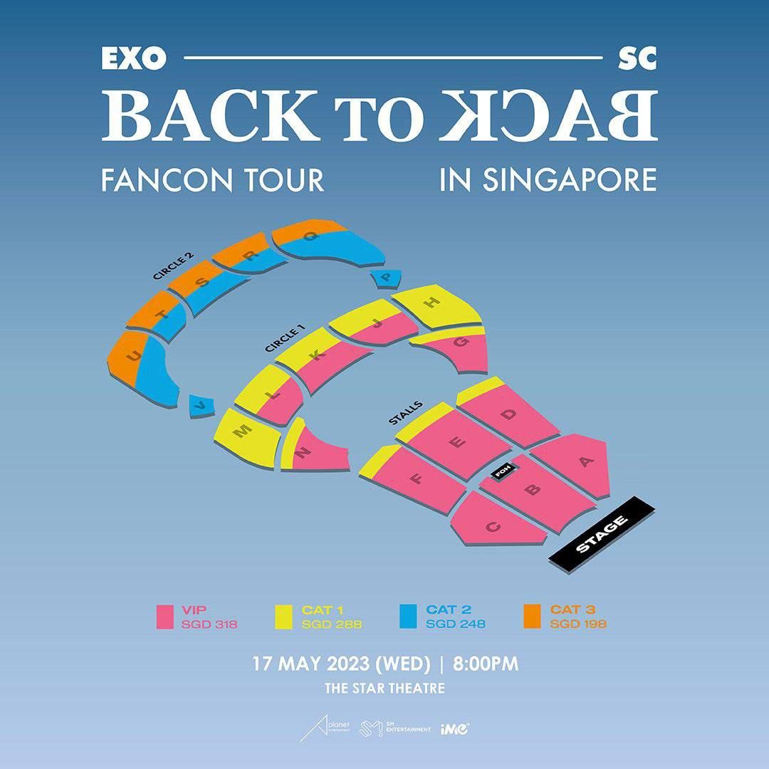 EXOSC in Singapore VIP Section C ticket, Tickets & Vouchers, Event