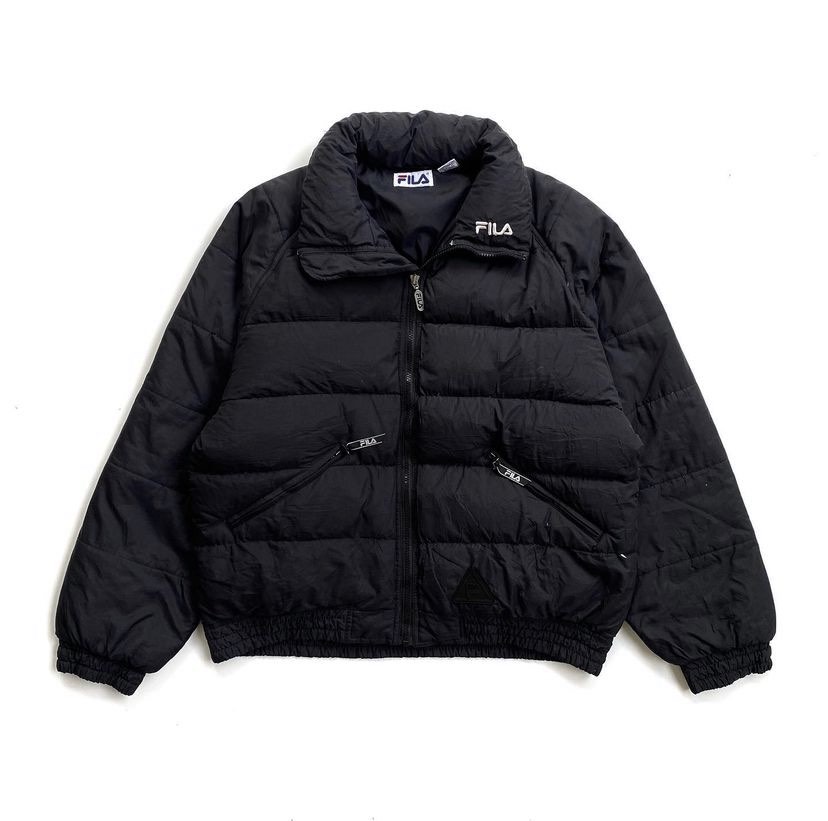FILA puffer goose down jacket Fesyen Pria Pakaian Baju Luaran