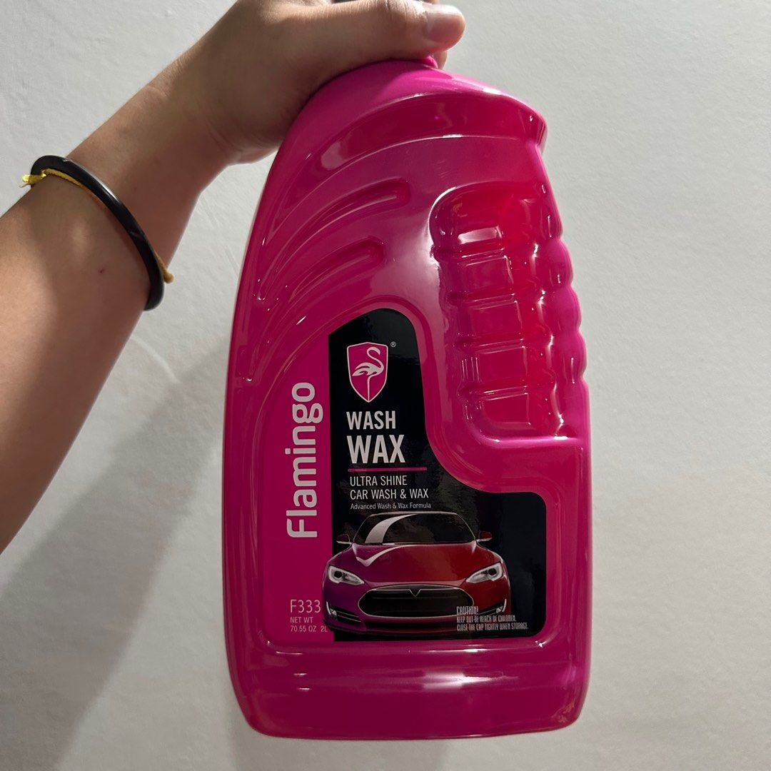Flamingo Car Wash Wax 2 Litres, Car Accessories, Accessories on Carousell