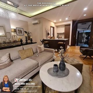 FOR SALE: 2 Bedroom RFO Condo For Sale at Westin Manila located in Mandaluyong Near UA&P and Lourdes School of Mandaluyong