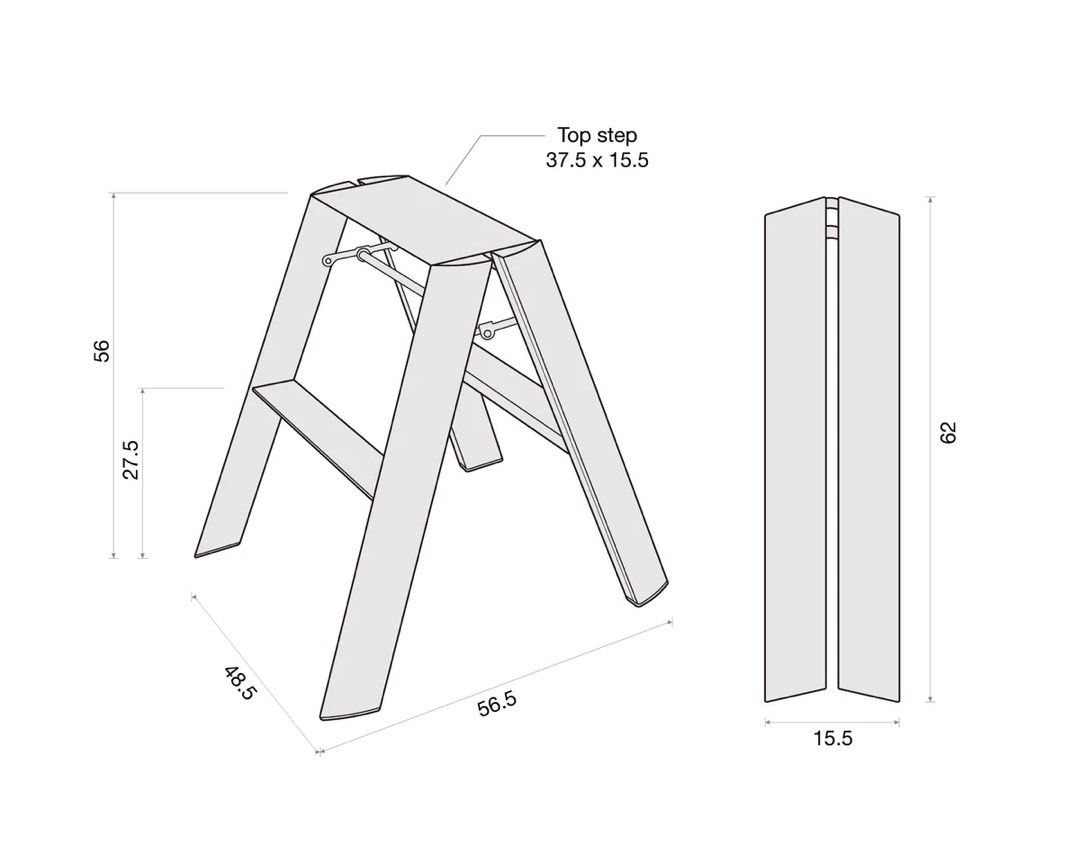 fragment Design x lucano STEP STOOL / 2 STEP 聯名梯, 傢俬＆家居