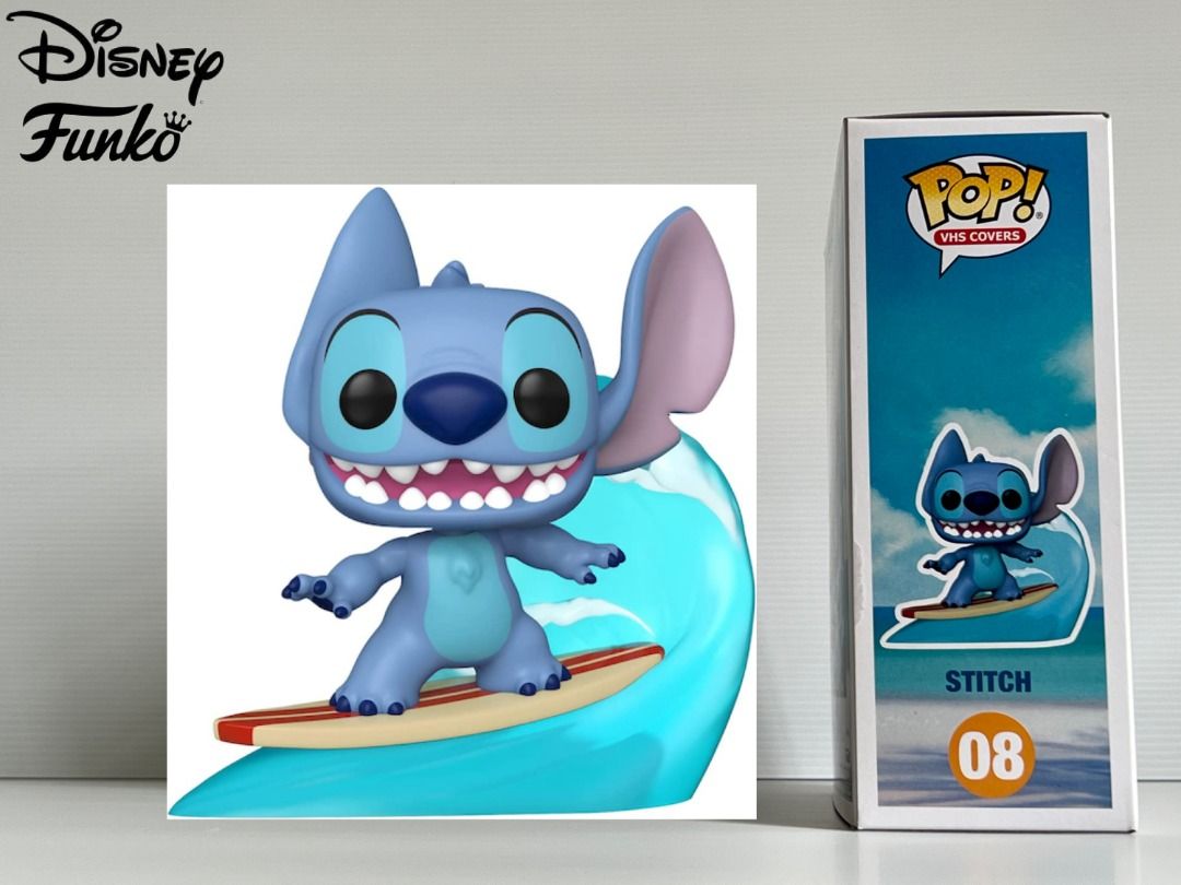 Funko Pop! VHS Covers - Lilo & Stitch - Stitch on Surfboard #08