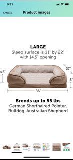 Furhaven Pet Bed (sized L)