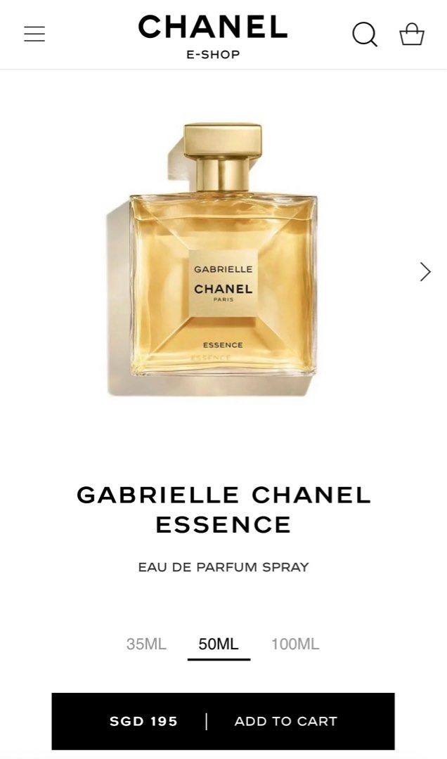 GABRIELLE CHANEL ESSENCE EDP 50ml Beauty Personal Care Fragrance Deodorants on Carousell
