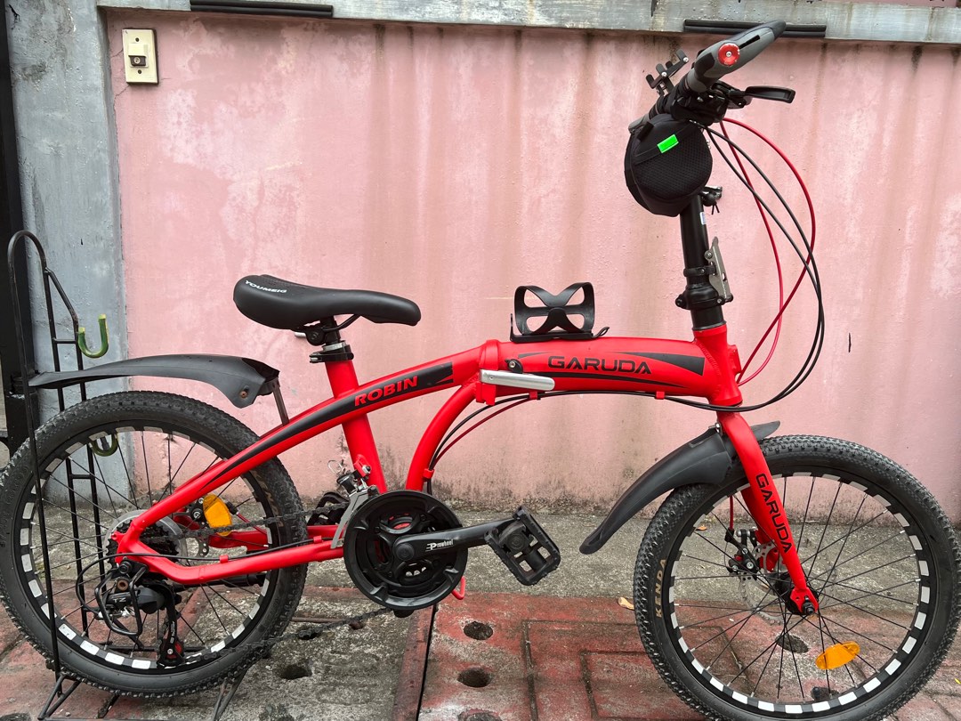 Folding Bike Garuda Robin 3x7 Alloy 20", Sports Equipment, Bicycles