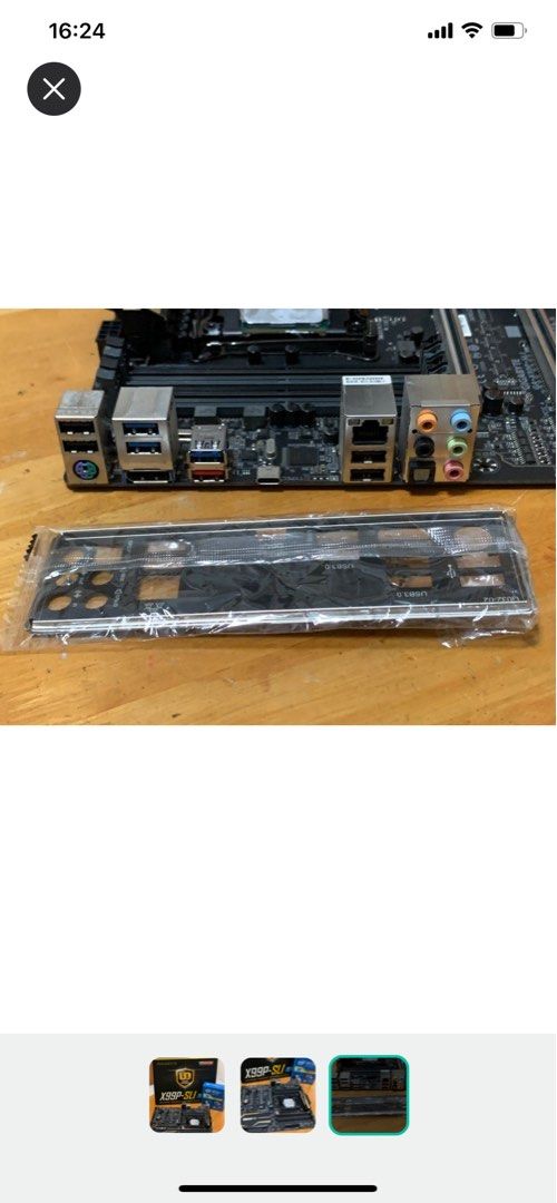 Gigabyte Motherboard X99SLI and Intel Extreme i75960X CPU, Computers