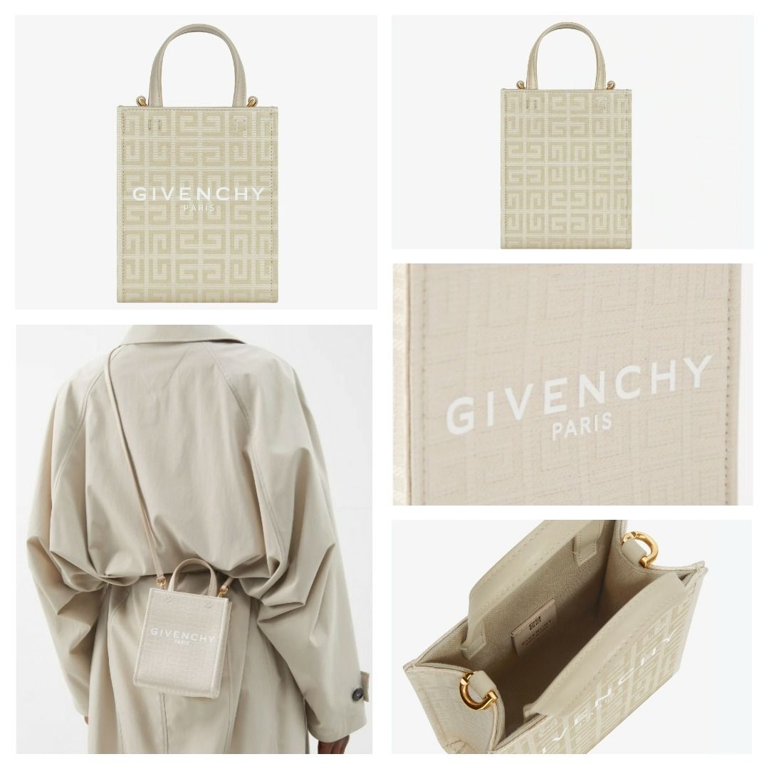 Givenchy G-tote - Mini Vertical Tote Bag in Natural