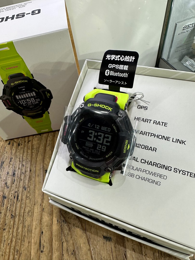 日版G-SHOCK 智能心率監測GBD-H2000-1A9, 手提電話, 智能穿戴