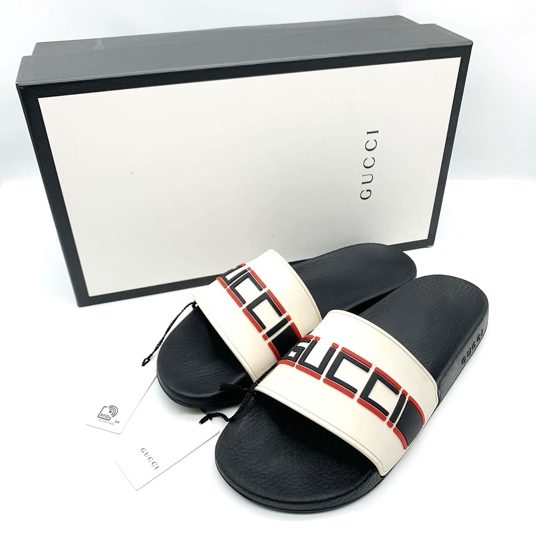 Gucci 'Pursuit' Pool Slides - Men's 8