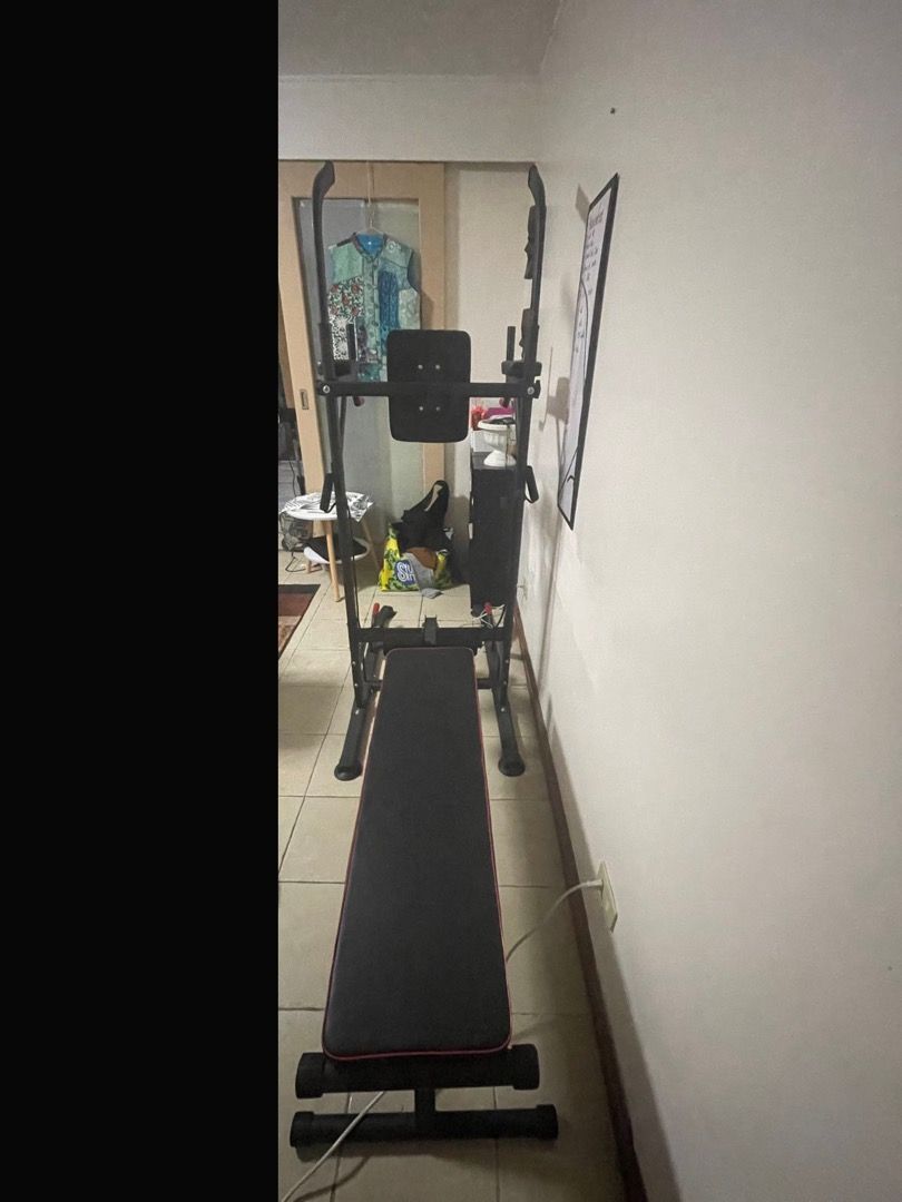 Gym Fitness Exercise Machine (Pull Up, Bench Press, Weight Training ...