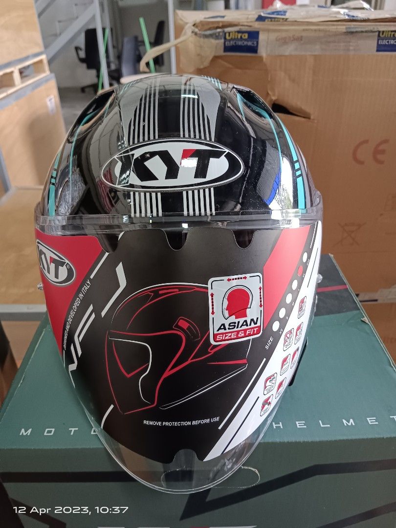 Helmets KYT NFJ, Motorbikes on Carousell