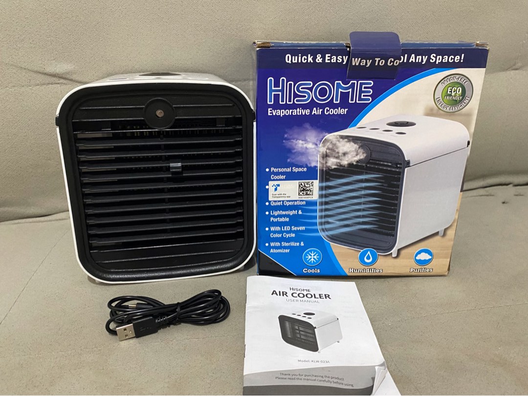Hisome Evaporative Air Cooler, TV & Home Appliances, Other Home