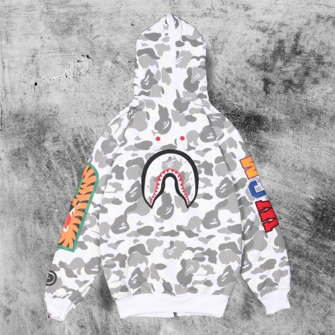 Harga bape best sale shark hoodie original