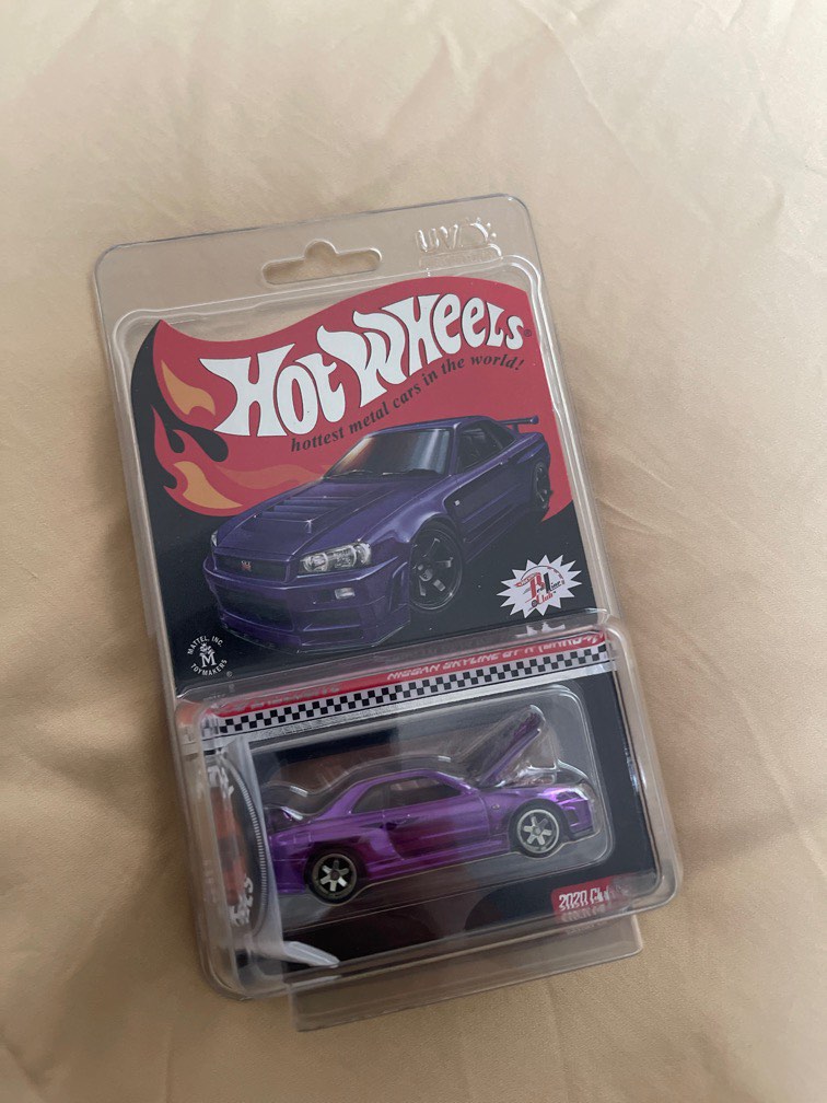 Hotwheels RLC R34 Purple, Hobbies & Toys, Toys & Games on Carousell
