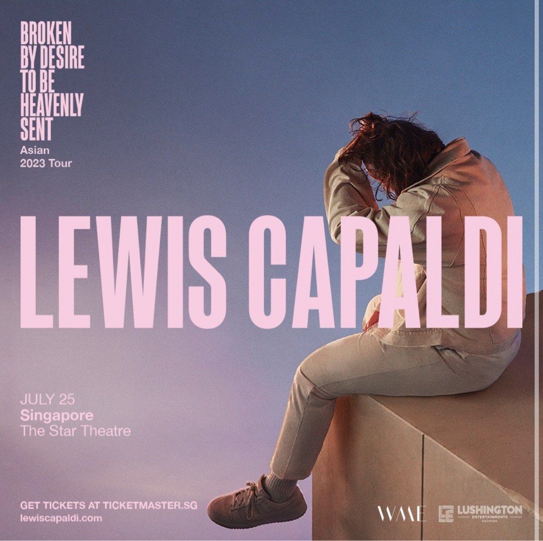 [HTB] Lewis Capaldi Concert in Singapore , Tickets & Vouchers, Event