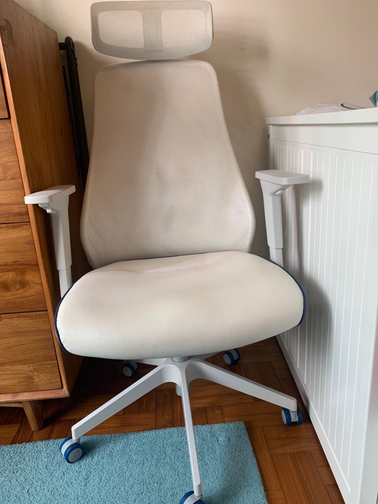 Ikea gaming/work/desk chair, Furniture & Home Living, Furniture, Chairs on Carousell