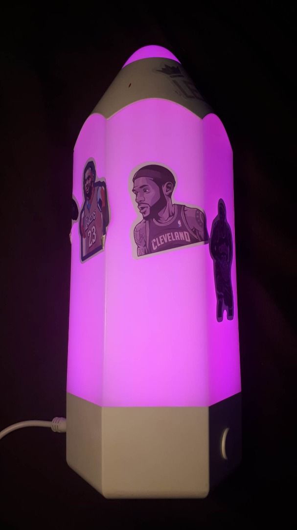 Ikea PELARBOJ LED table lamp, multicolor on Carousell