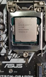 Intel i7 7700 CPU processor  with FREE motherboard and CPU fan