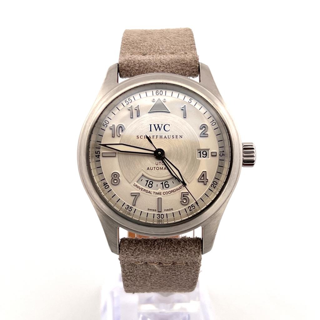 Iwc spitfire hotsell utc stainless steel