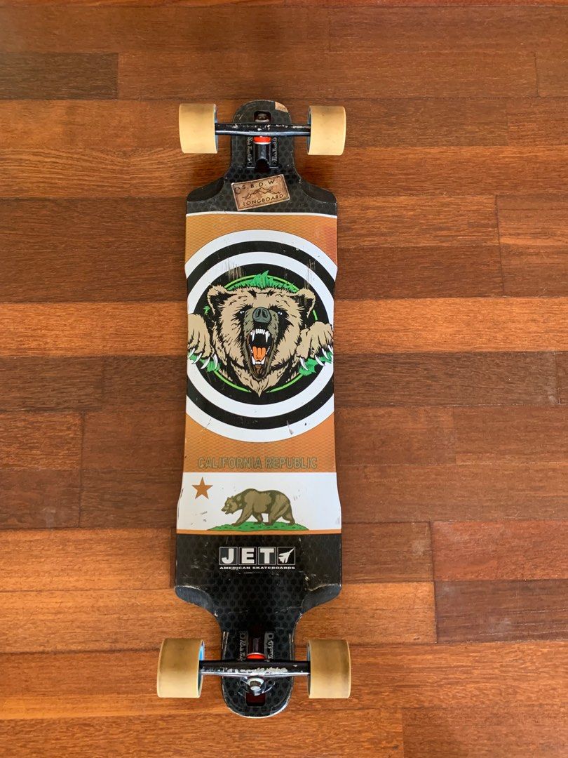 Jet Drop Through Longboard DH/Cruiser (deck only), 運動產品, 運動與體育, 運動與體育