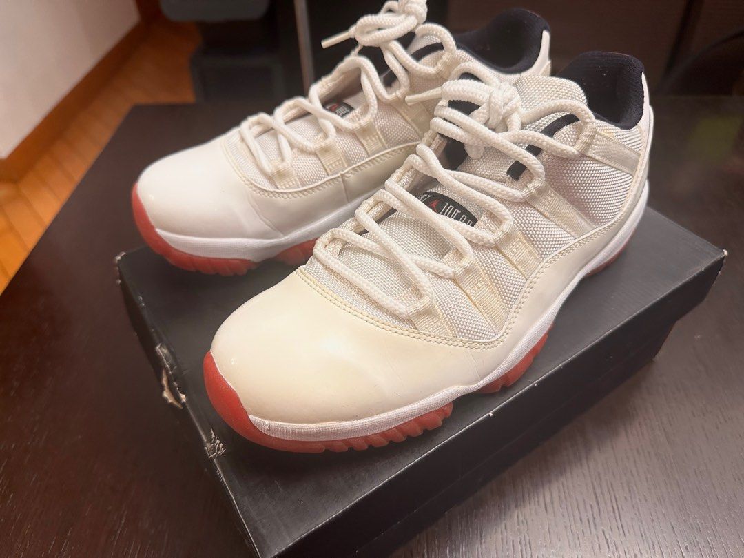 Jordan 11 low white red outlet