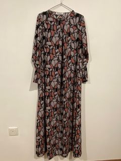 Jubah Dress Rina Saleh Dusty purple