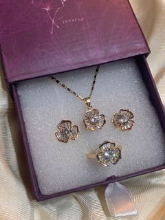 Kintsugi Gold Plated Jewelry Sets - Pearls