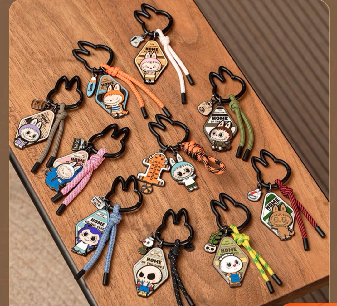 LABUBU The Monsters Series KEYCHAIN POPMART Full Set Able Choose labubu-the-monsters-series-keychain-popmart-full-set-able-choose