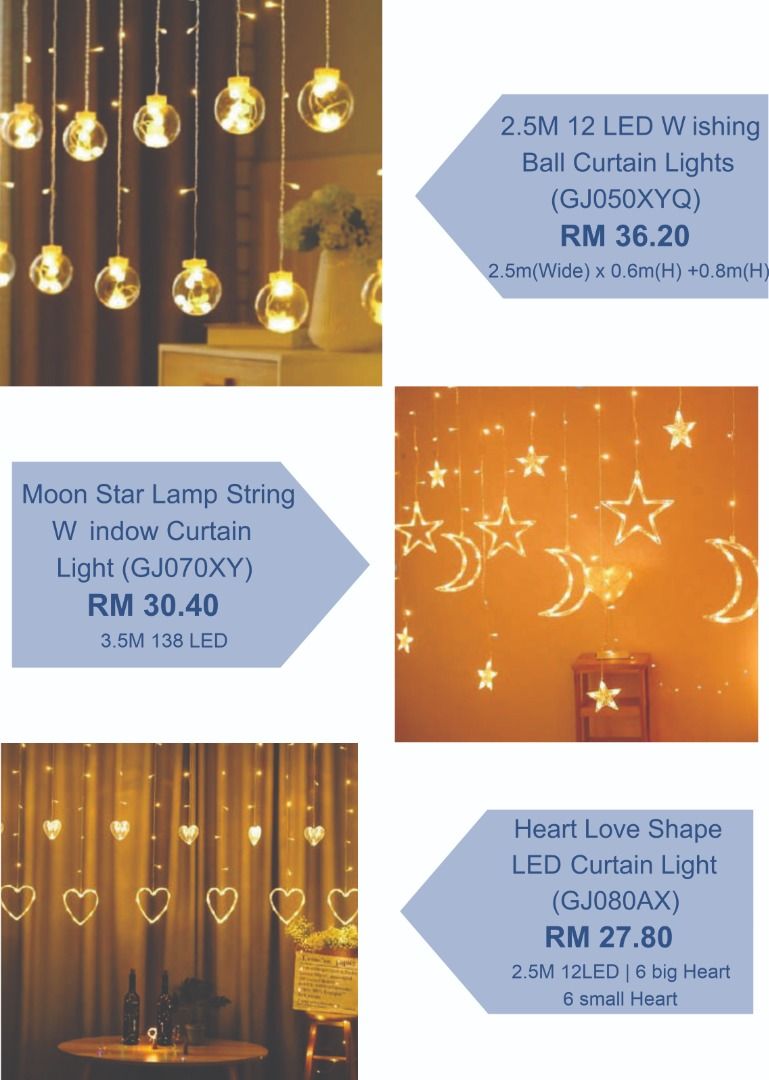 LAMPU HIASAN, Furniture & Home Living, Lighting & Fans, Lighting on