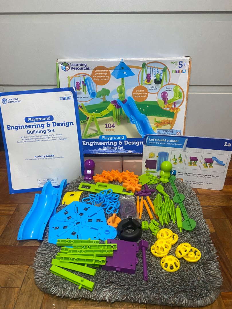 Learning Resources Engineering & Design Building Set, Hobbies & Toys ...