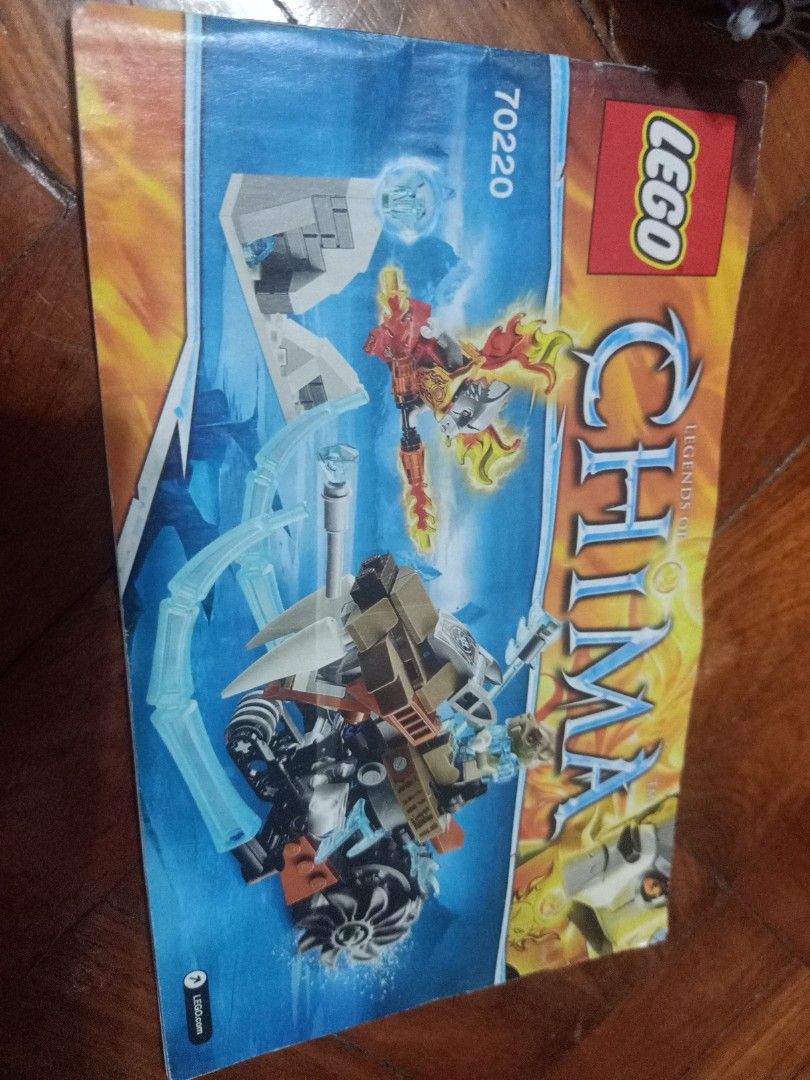 Lego Chima (Category: Lego & Building Sets) located in Rizal. Submitted by bien_aime (Listing ID 1226261342, Image 3). Description: only manual complete set.