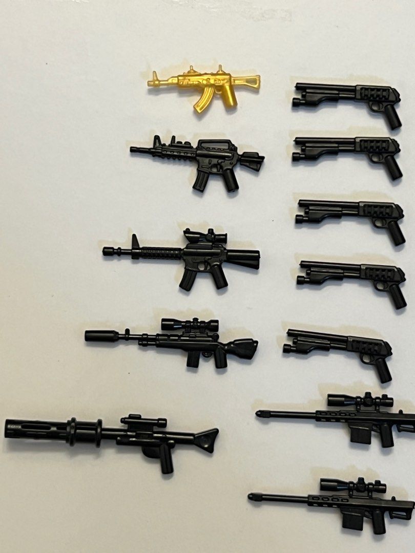 Lego gun minifigures outlet