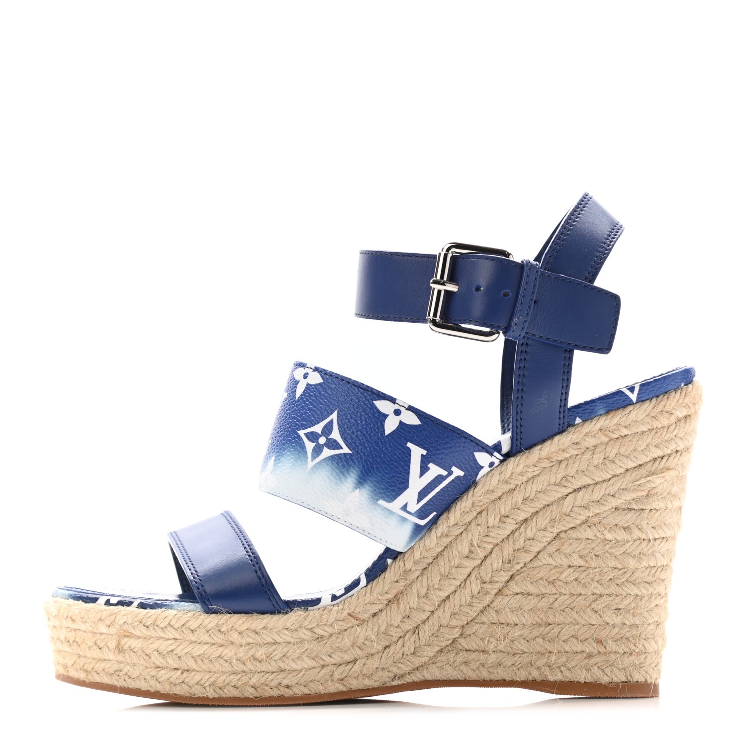 Louis Vuitton® Starboard Wedge Sandal White. Size 39.0 in 2023