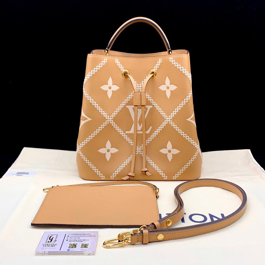 Louis Vuitton Braided Handle Neo Noe, Luxury, Bags & Wallets on Carousell