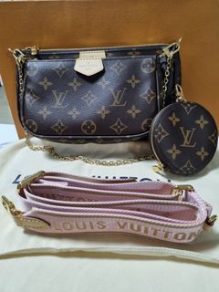 M46492 LV Pink Summer Bundle (Last set), Luxury, Bags & Wallets on Carousell