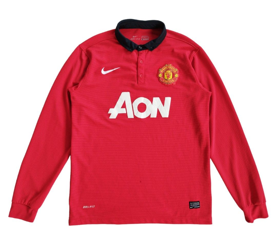 MANCHESTER UNITED 13/14 HOME JERSEY by NIKE LONG SLEEVE, Men's