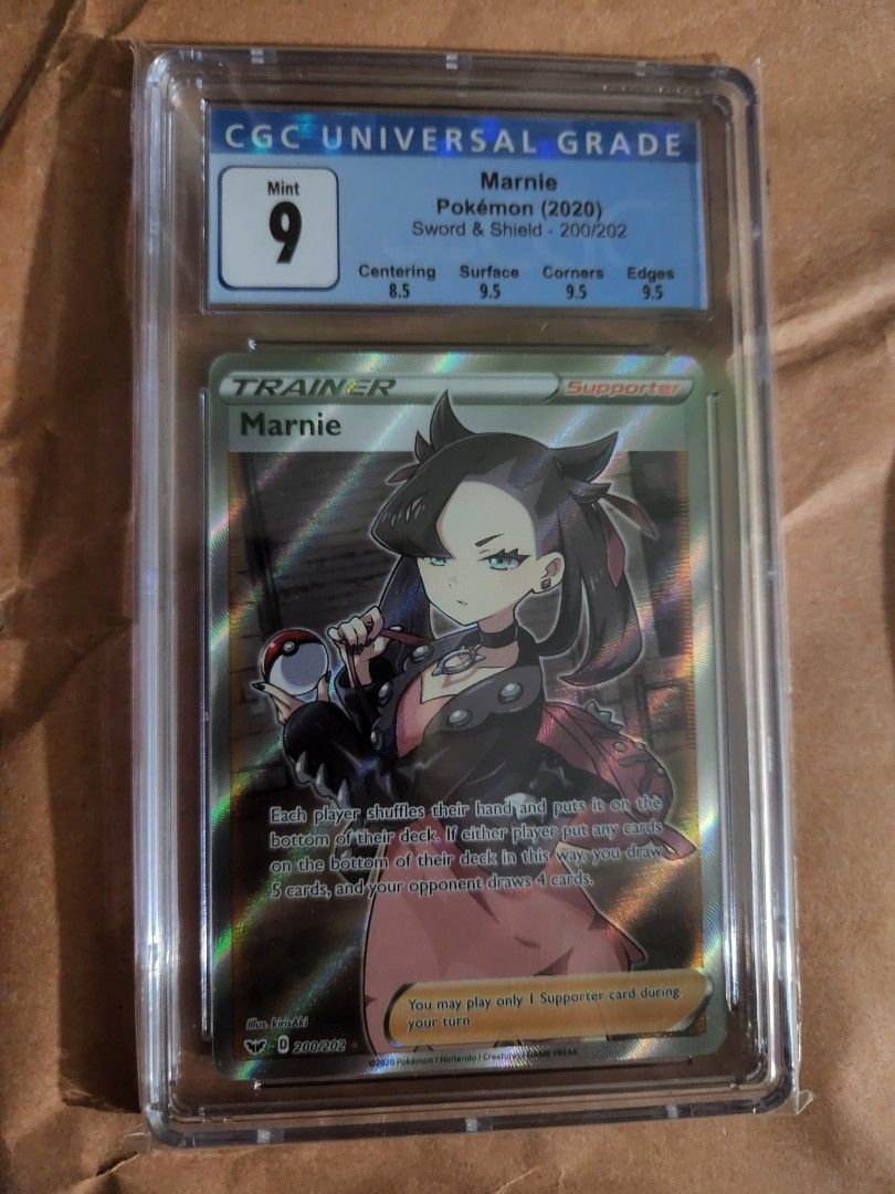 Marnie full art cgc 9, Hobbies & Toys, Toys & Games on Carousell