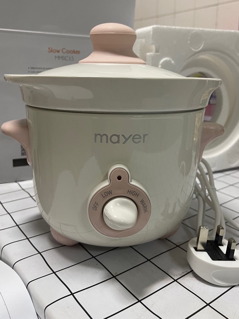 Mayer 1.5L Slow Cooker Pink, TV & Home Appliances, Kitchen Appliances