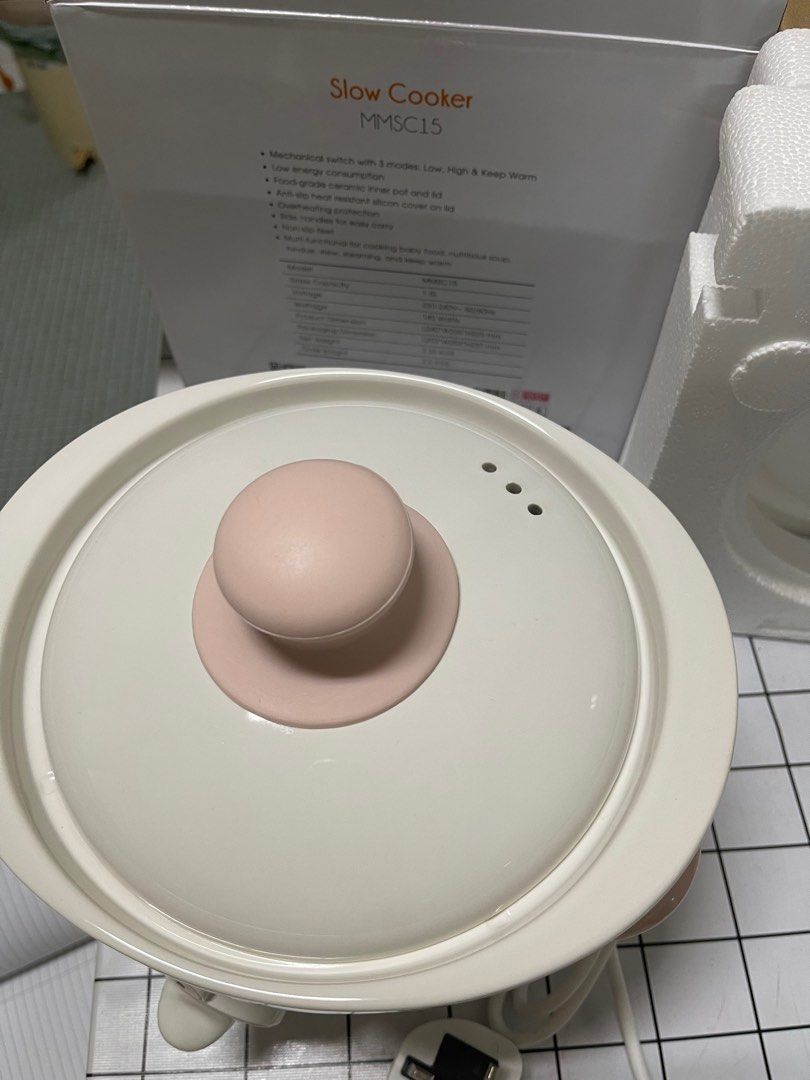 Mayer 1.5L Slow Cooker Pink, TV & Home Appliances, Kitchen Appliances