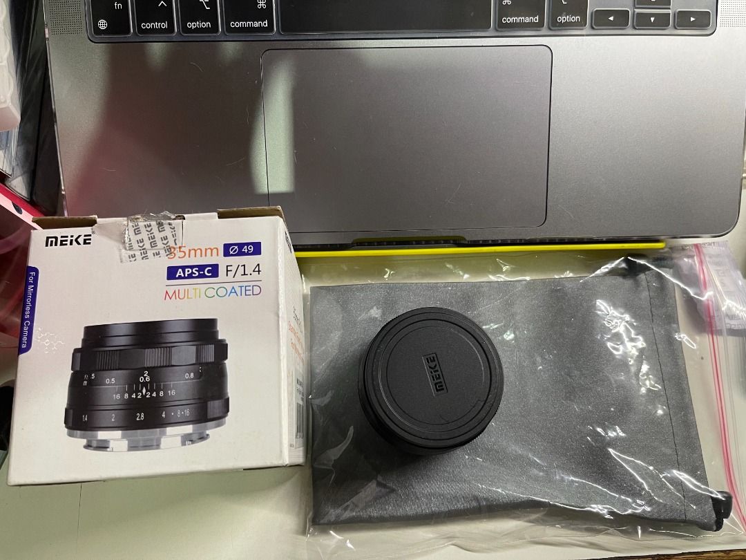 Meike MK-35mm F/1.4 handmatige focus groothoeklens compatibel met Fujifilm spiegelloze camera zoals X-T1 X-T2