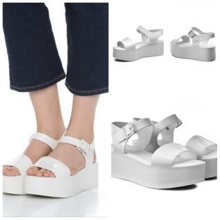 MELISSA Mar White Platform Sandals (7)