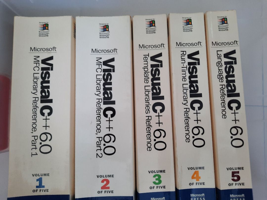 Microsoft Visual C++ 6.0 Reference Library (5 vol set), Hobbies & Toys ...