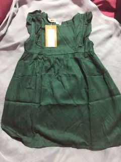 Mididress Bayi Hijau botol (NEW DENGAN TAG)