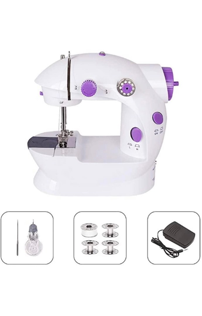Mini Sewing Machine, Portable Sewing Machine for Beginners Adult, Electric  Crafting Speed Crafting Mending Machine Electric Overlock Sewing Machines