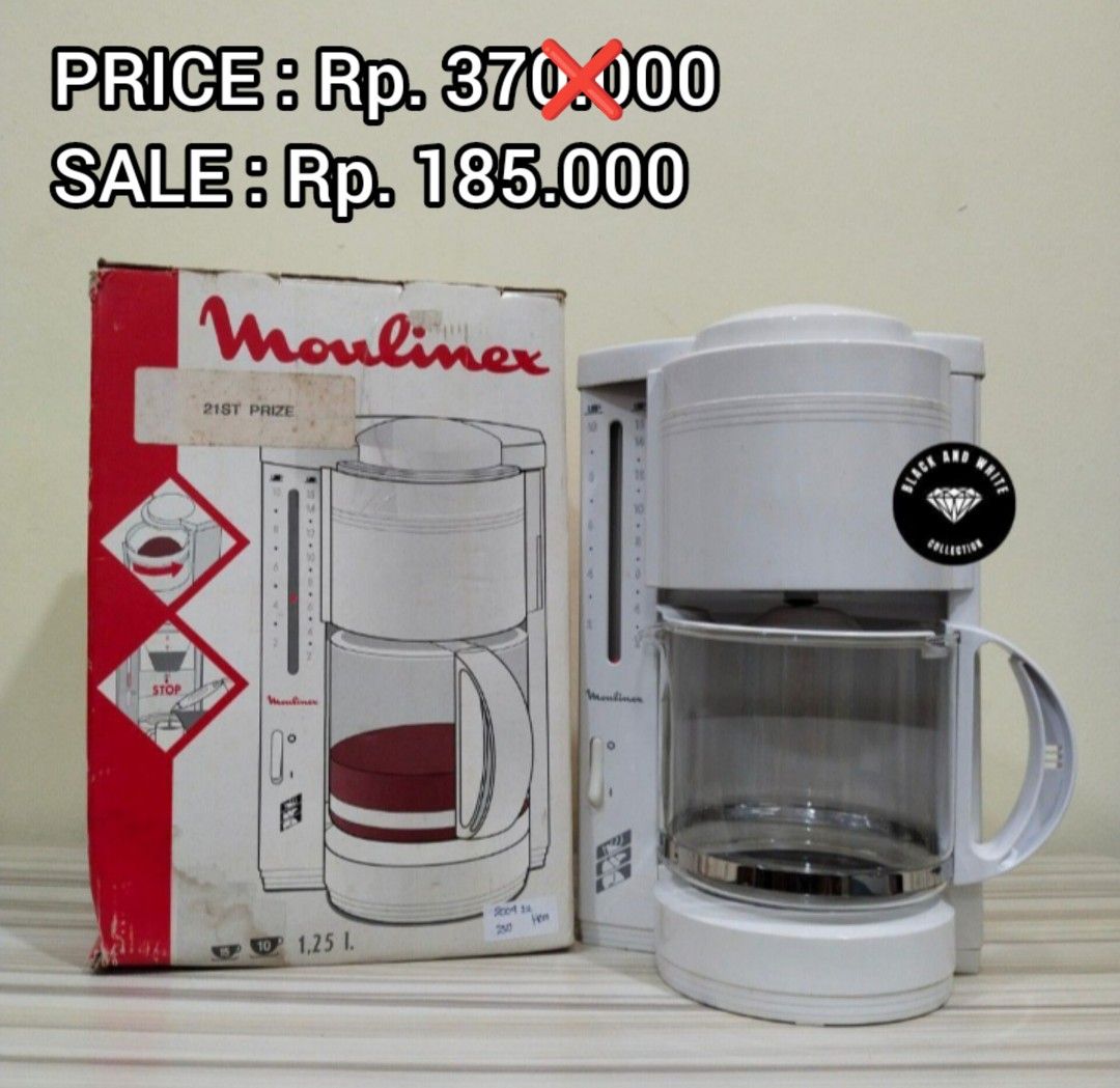 MOULINEX COFFEE MAKER, Kitchen & Appliances di Carousell